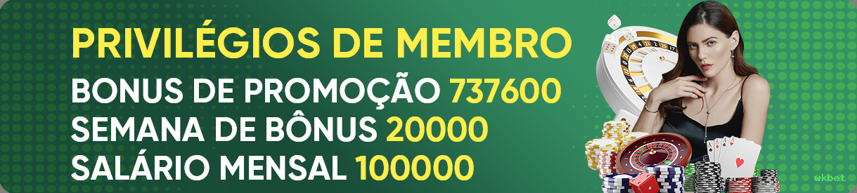 Bônus e prêmios wkbet